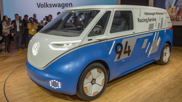 Volkswagen ID Cargo EV concept unveiled at the LA Auto Show last week.