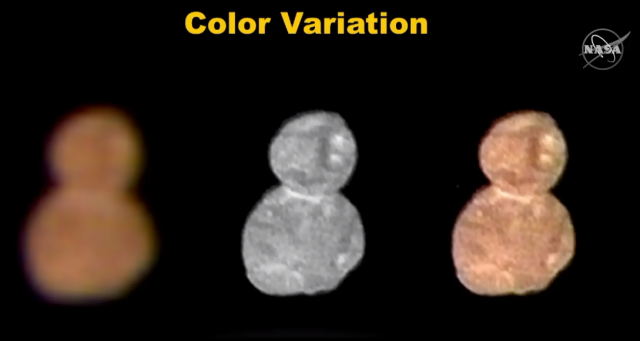 Зонд New Horizons показывает Ultima Thule в форме снеговика