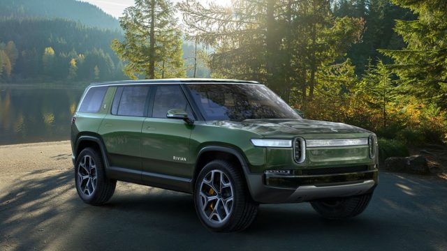 Rivian plans electric SUVs and pickups with ranges up to 400 miles.