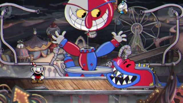 Cuphead

Визуальная эстетика Cuphead поистине уникальна - это единственная игра, которую мы когда-либо видели, которая имитирует стиль анимации «резиновый шланг» начала 1930-х годов в неистовом шутере «беги с оружием». Вам понадобятся острые рефлексы, чтобы победить в игре, но не так сильно, как у ПК.