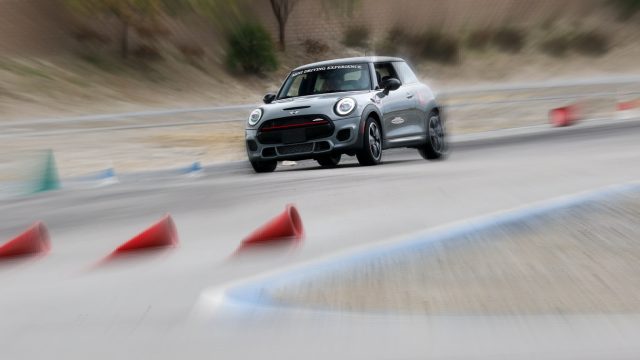 Writers and editors got a chance to try test their skills autocrossing Minis. The John Cooper Works editions are amazingly quick on the track and in autocrossing. 