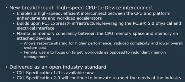 New Intel Compute Express Link Boosts Accelerator, CPU Bandwidth