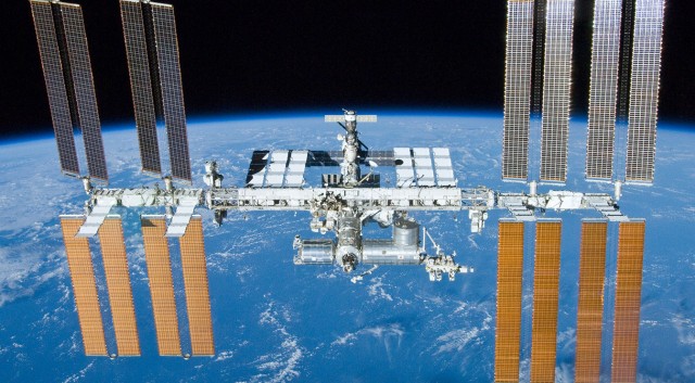 ISS Astronauts Test New Antibacterial Coating on the Bathroom Door