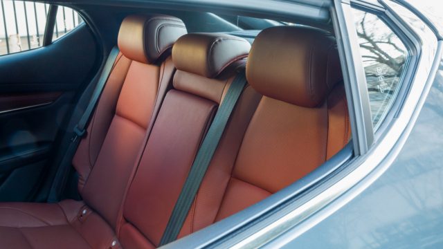 Once you&#039;re sitting down in back, you&#039;ll find as much leg and headroom as in the sedan. But the higher rear windows may make smaller passengers feel confined. 