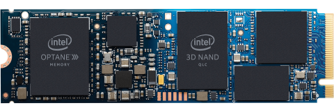 Intel’s H10 Drive. NAND and Optane on the same package.