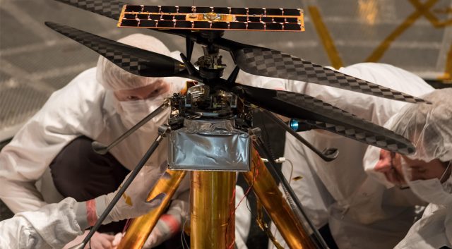 NASA Tests Mars 2020 Helicopter Under Mars-Like Conditions