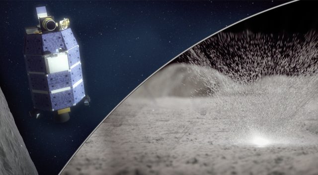 Коли метеорити вражають Місяць, вони запускають водяний пар в космос