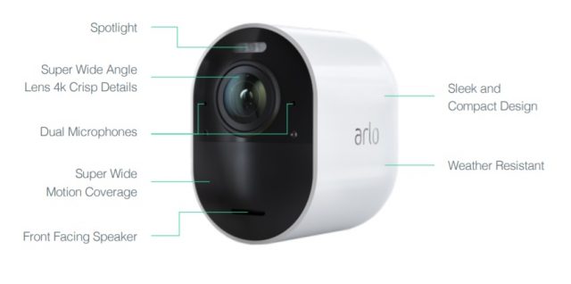 Функція Arlo Ultra покращила аудіо, а також оновила 4K відео