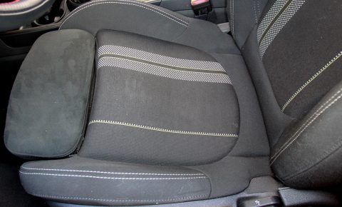 One of Mini&#039;s nicest touches: high-quality fabric seats rather than leather. 