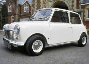 The original Mini: 10 feet long, less than 2,000 pounds.