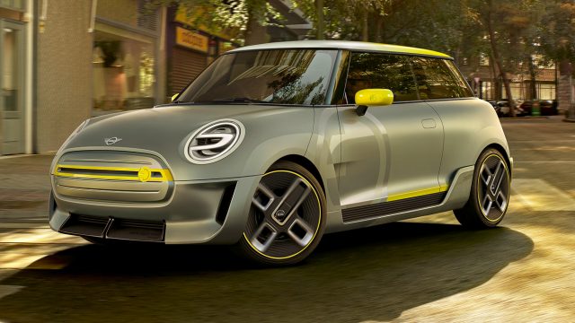 The first all-electric Mini arrives this fall. (Excluding the 500 prototype Mini E’s of 2009.)