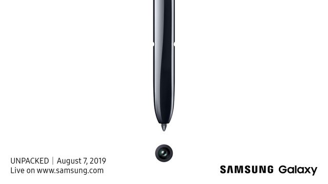 Samsung Will Announce the Galaxy Note 10 on August 7th