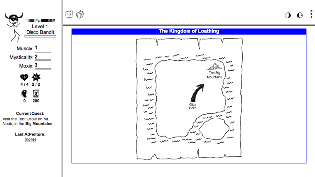 Королевство ненависти

В отличие от платной сестры West of Loathing, Kingdom of Loathing фактически работает внутри вашего браузера. Интерфейс скудный, а арт-стиль минималистичный, но эта потрясающая RPG с любовью поддерживалась пожертвованиями в течение многих лет. Там нет платы за доступ, и нет рекламы для просмотра. Это просто чистая радость - доступно за 0,00 долларов. (Играть онлайн или узнать больше на IGN)