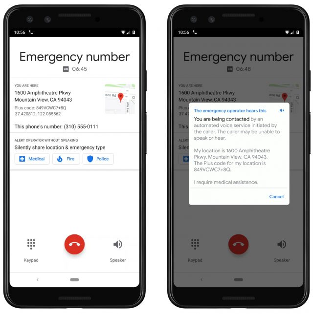 Пиксельные телефоны Google скоро смогут говорить с 911 операторами