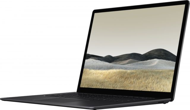 The new fabric-free Surface Laptop.