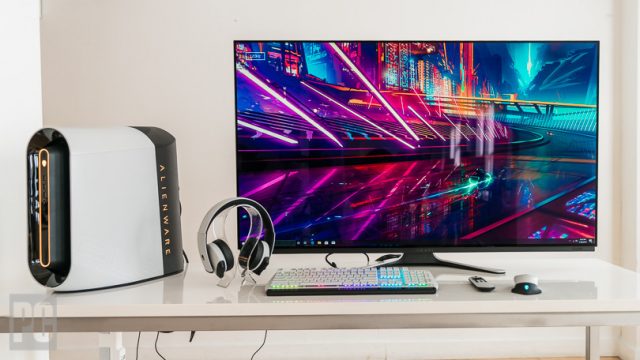 At a Glance: Alienware 55 OLED Gaming Monitor