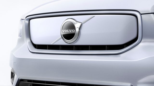 Ніс Volvo XC40 Recharge EV.