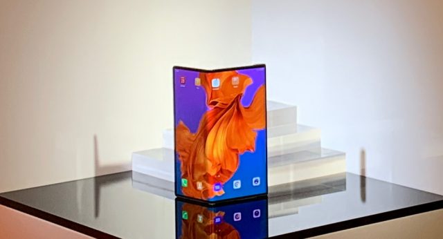 Unlike the Galaxy Fold, the Mate X has one large screen that folds outward. It also lacks Google apps.