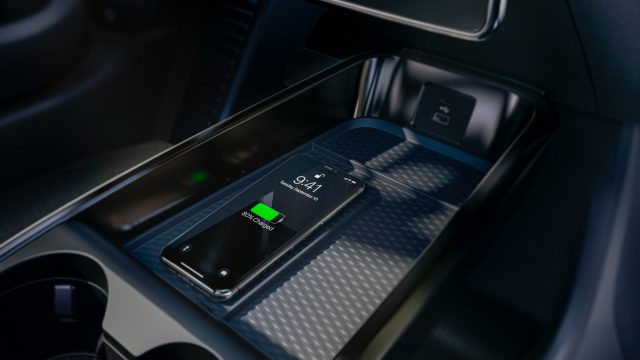 The console tray gets a wireless charger. Just one. Ford says the passenger prefers to handhold his/her phone, so it&#039;s a plug-in for power. 