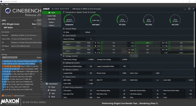 AMD Adjusts Ryzen Master ‘Fastest Core’ Rating to Match Windows 10