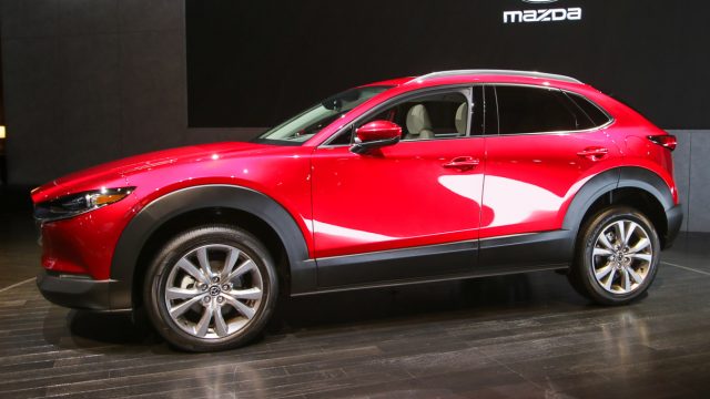 The 2020 Mazda CX-30 compact SUV, at 173 inches long, fits between the CX-3 (168 inches) and best-selling CX-5 (179 inches). So think of it as the CX-4. It starts at $22,945 plus freight, $500 more than the Mazda3 sedan it&#039;s based on. Adaptive cruise and lane keep assist are standard. In addition to the 186-hp engine, Mazda may offer the Skyactiv-X diesel-like gasoline engine, which at times can run without firing the spark plugs.