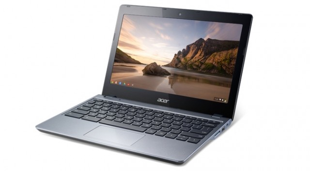 Chromebook Acer приблизно в 2014 році. Він схожий на будь-який інший Chromebook, але його оновлення закінчилися в червні 2019 року.