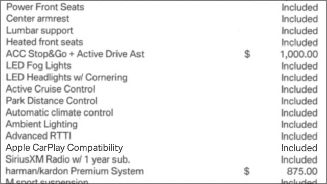 Lots of stuff is included in the base price of a BMW. Apple CarPlay Compatibility is included in the base price of a BMW. But if you wanted to actually use it, that was $80 annually after the first free year. Until now.