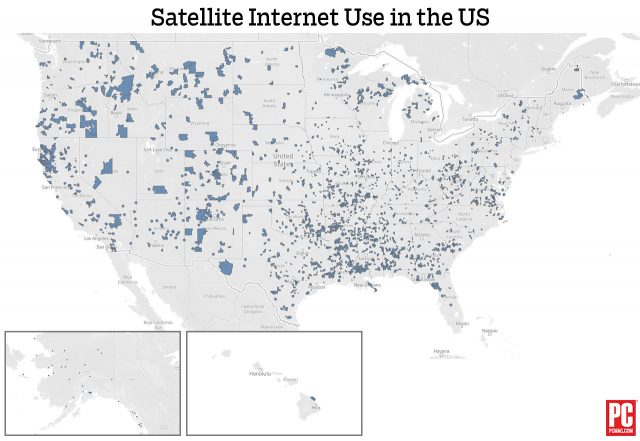 Дані Ookla виявляють, які американці застрягли у супутниковому Інтернеті
