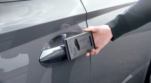 Hyundai Digital Key using an Android phone (only). Sorry, iPhone fans.