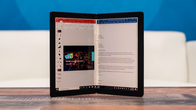 Lenovo, ThinkPad X1 Fold является первой Складной Windows Tablet