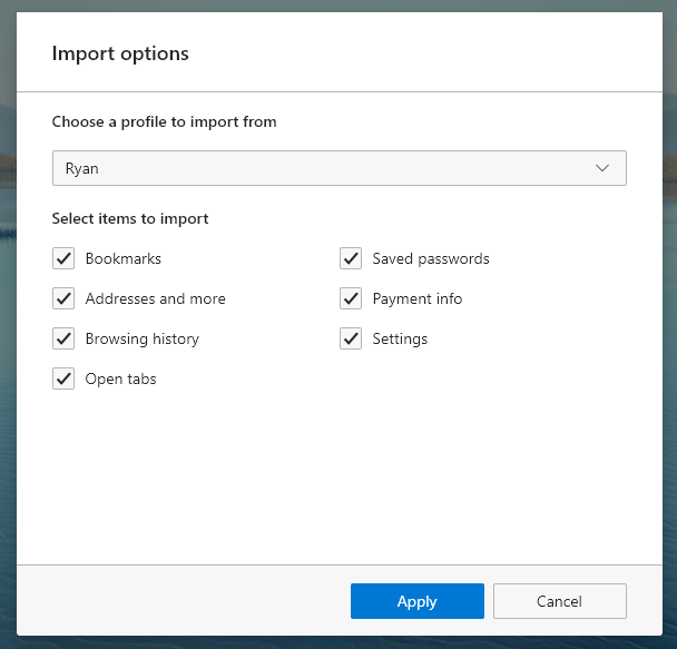 The new Edge can import a lot of data from Chrome thanks to the Chromium codebase.