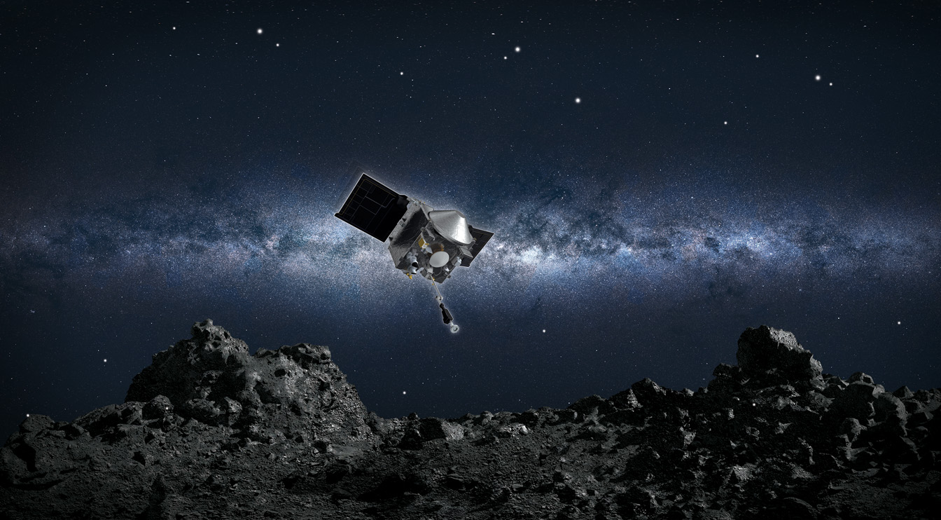 Зонд NASA зберігає величезний зразок астероїда для повернення на Землю