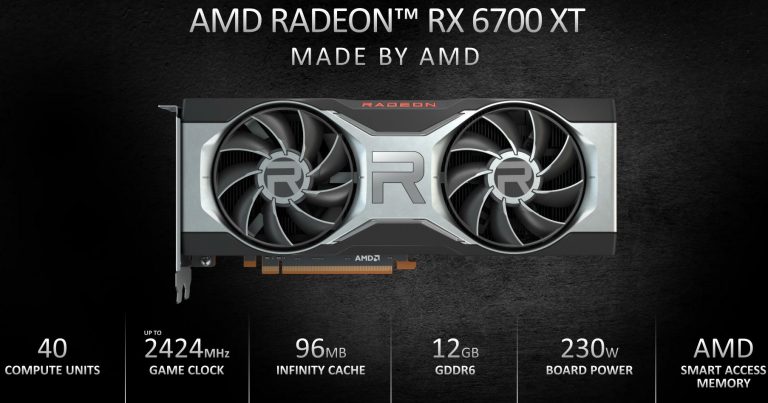 AMD анонсує новий Radeon 6700 XT, теоретично за ціною 479 доларів