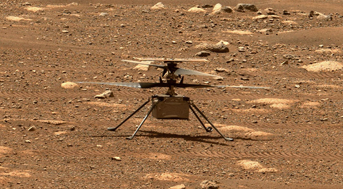 Вертолет Mars NASA остается заземленным в ожидании исправления программного обеспечения