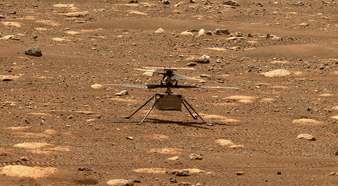 Вертолет NASA Mars завершает третий и самый впечатляющий рейс