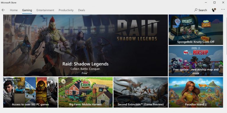 Microsoft Matches Epic, уменьшает игровые панели Windows Shore на 12 процентов