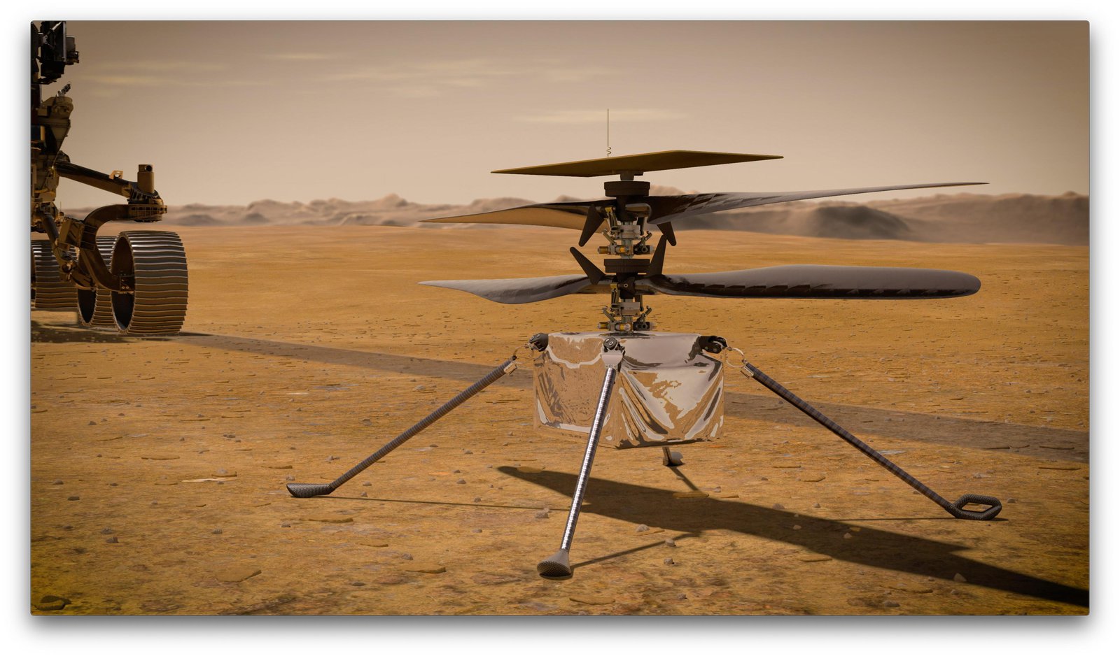 Программное обеспечение Bug Deplays Cheneuity Helicopter's 4-й Марс Полет