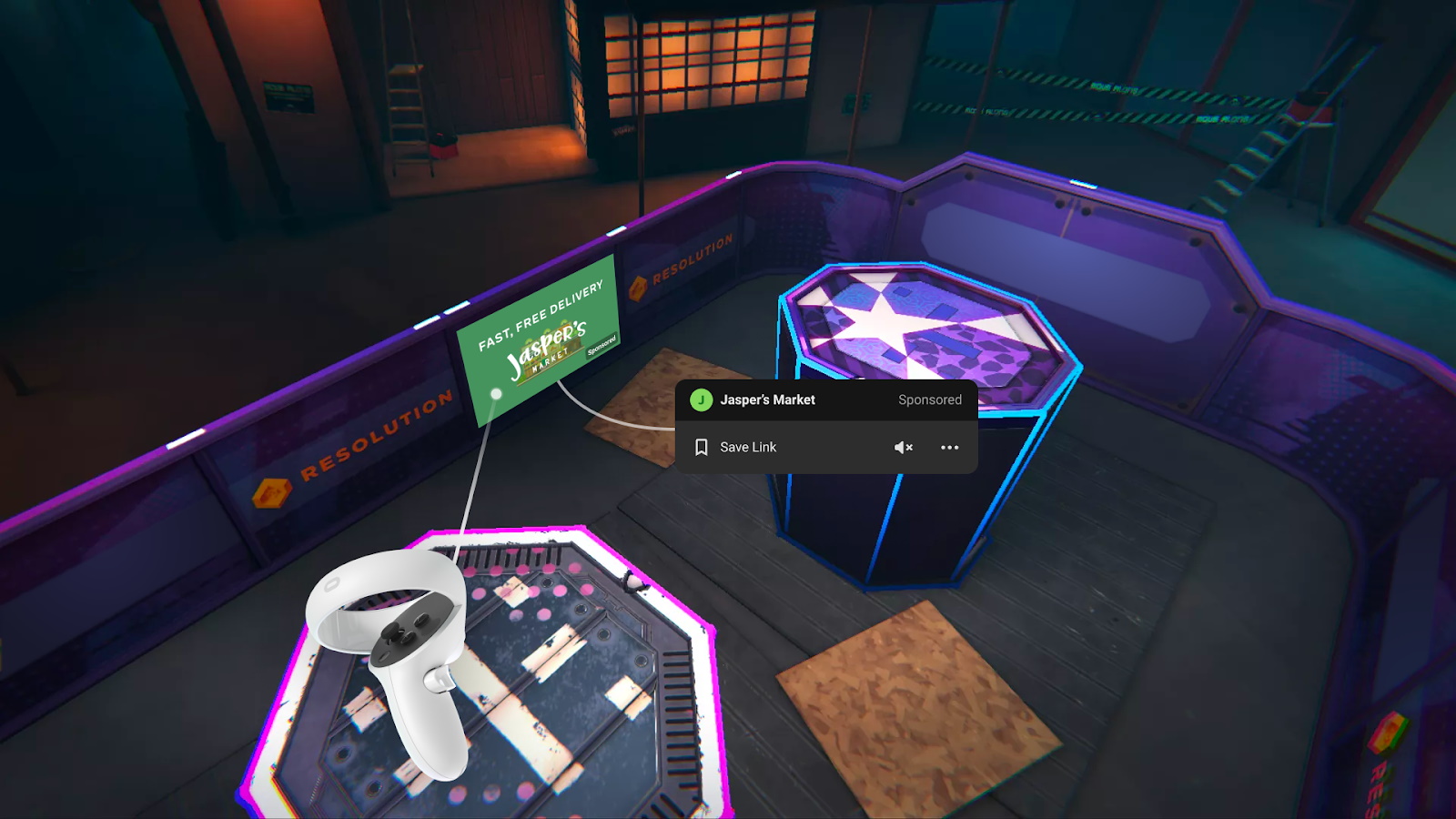 Facebook объявляет о новой функции Oculus VR: реклама в игре