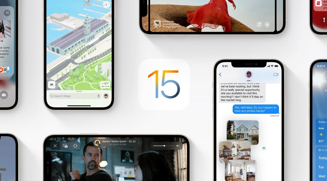 Руки з IOS Apple 15 Beta: Натюрморт для поліпшення