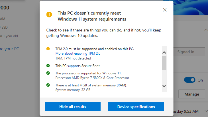 Microsoft’s Updated PC Health App Tells You Why Your PC Can’t Run Windows 11