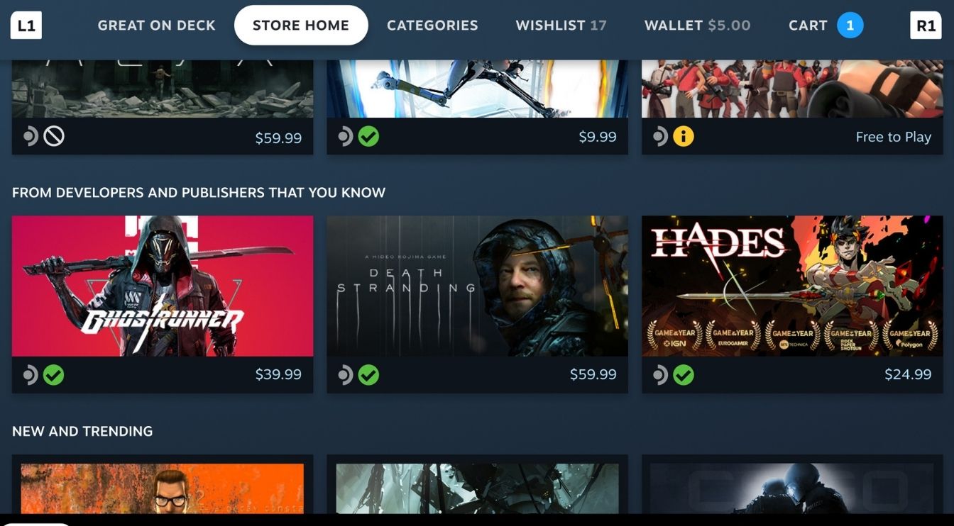 Valve’s New Deck Verified Program Will Tell Gamers Which Titles Play Well on Steam Deck