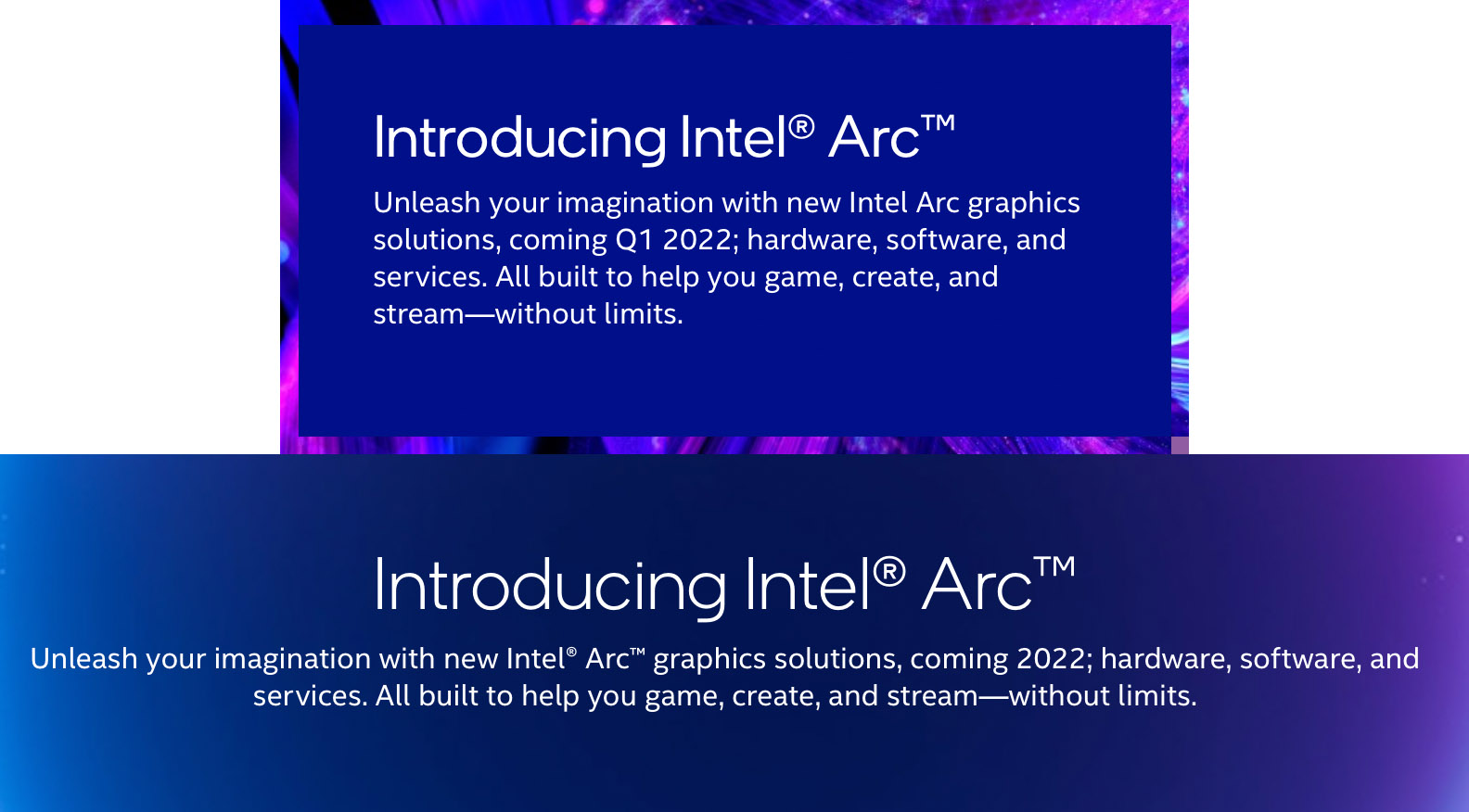 Intel Quietly Removes ‘Q1’ References from its Website for Arc Graphics Launch