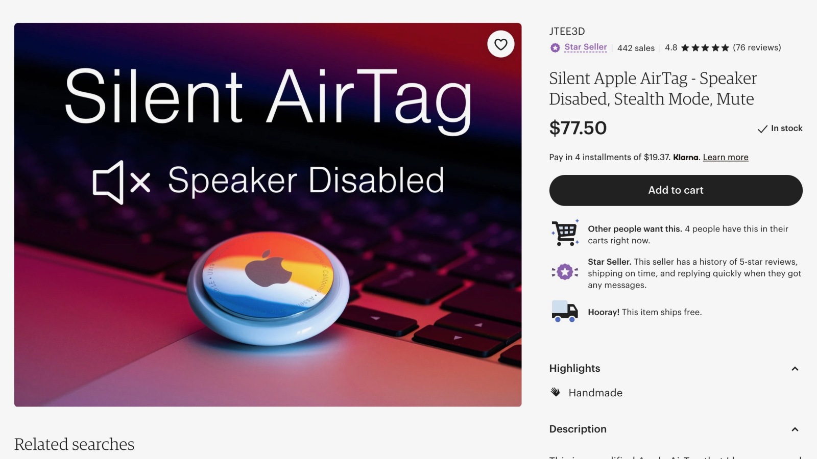 People Are Selling AirTags with Disabled Speakers that Are Totally Not for Stalking