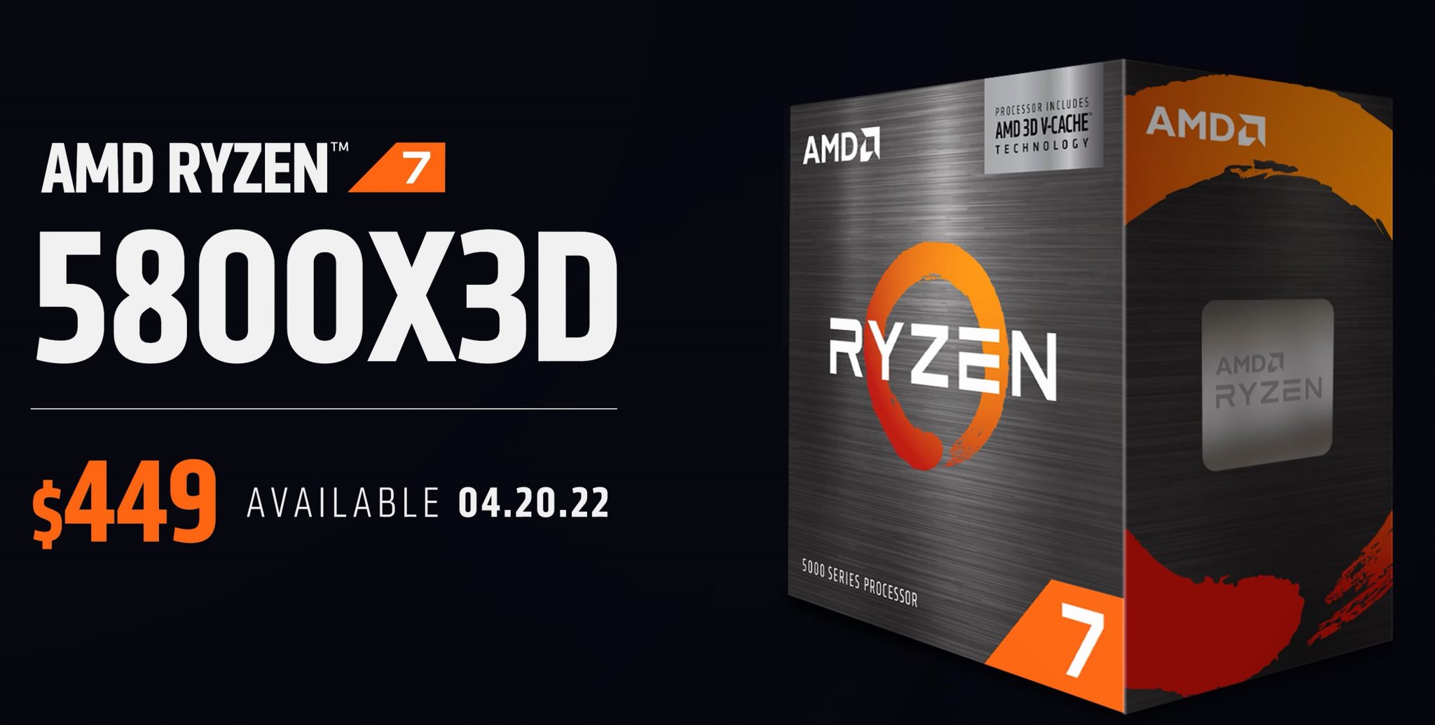 AMD оголошує Ryzen 7 5800x3d не дозволить розгону