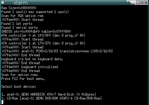 BIOS с открытым исходным кодом работает на материнской плате оз озера в первый раз