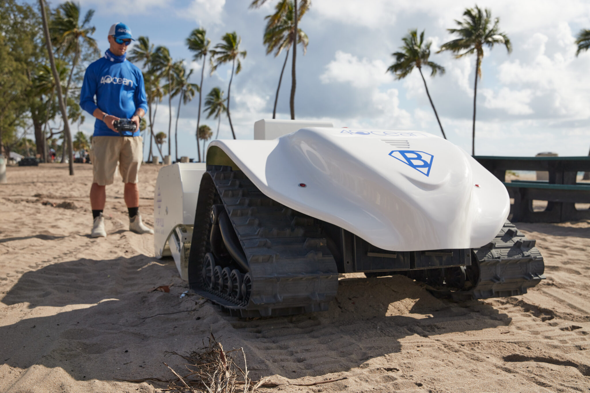 Beach Cleaning Robot Sifts Lake Tahoe’s Shores