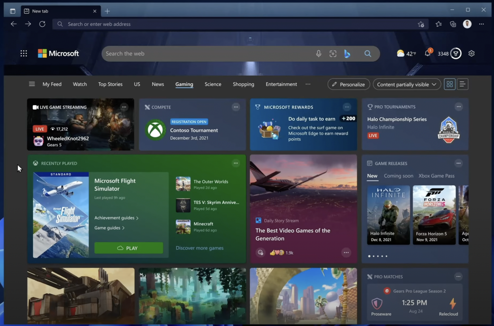 Microsoft Adds a Ton of New Gaming Features to Edge