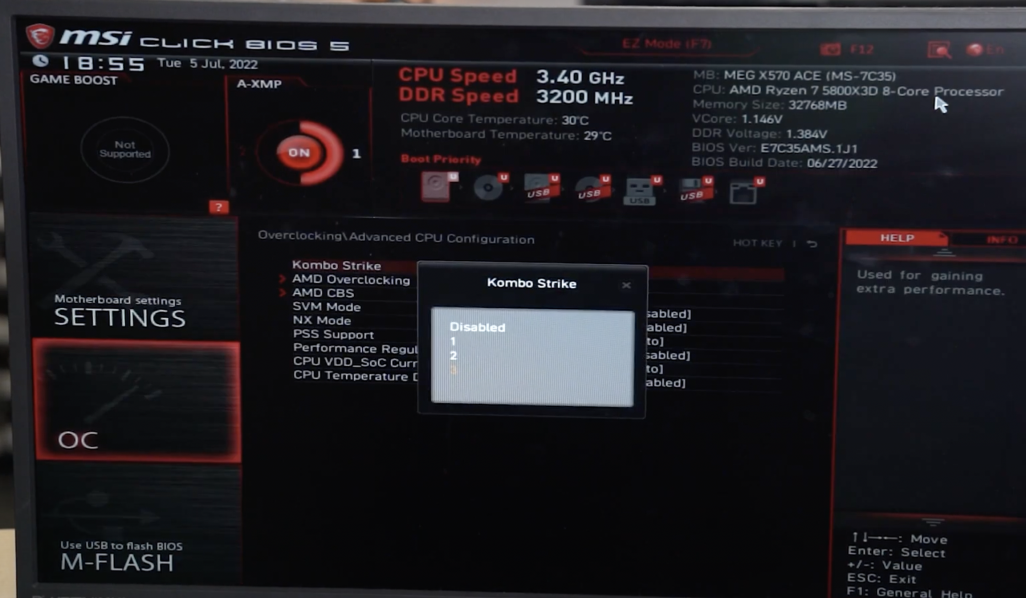 MSI Kombo Strike ‘Overclocking’ BIOS For Ryzen 5800X3D is Promising But Results May Vary