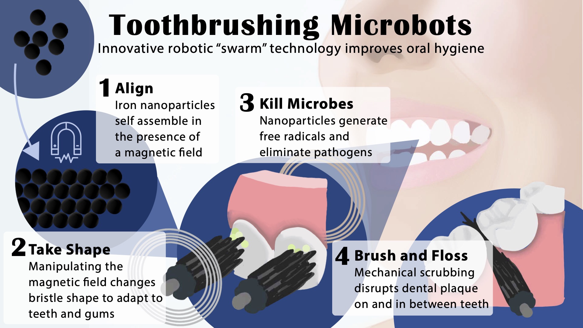 Scientists Create Programmable Nanoparticle Toothbrush