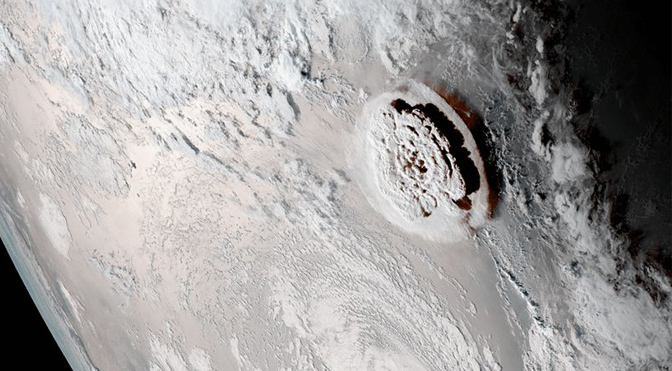 NASA: Tonga Volcanic Eruption Blasted ‘Unprecedented’ Amount of Water Into Atmosphere